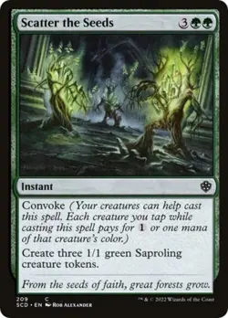 Scatter the Seeds - Near Mint MTG Commander 2022 Starter Decks - Image 1
