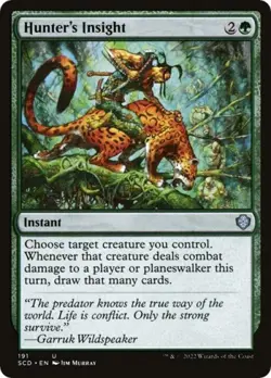 Hunter's Insight - Near Mint MTG Commander 2022 Starter Decks - Image 1