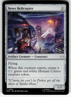 NEWS HELICOPTER #169 (COMMON) MTG MARVEL'S SPIDER-MAN - Image 1