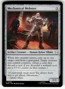 MECHANICAL MOBSTER #168 (COMMON) MTG MARVEL'S SPIDER-MAN - Image 1