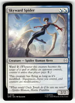 SKYWARD SPIDER #146 (COMMON) MTG MARVEL'S SPIDER-MAN - Image 1