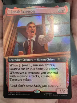 MTG J. Jonah Jameson Foil Promo Magiccon Exclusive - Image 1
