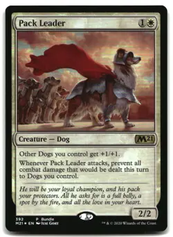 MTG Pack Leader (M21) FOIL P Unique and Miscellaneous Promos 392 LP - Image 1