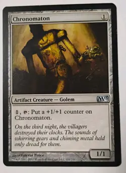 Chronomaton MTG, Magic 2013 (M13), Artifact Creature - Golem, LP - Image 1
