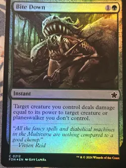 Bite Down x1 FOIL Dominaria United MTG Magic - Image 2