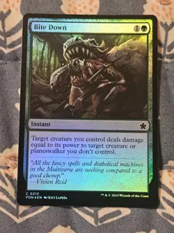 Bite Down x1 FOIL Dominaria United MTG Magic - Image 3