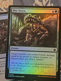 Bite Down x1 FOIL Dominaria United MTG Magic - Image 4