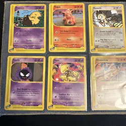 8 E Reader Pokemon Lot Aquapolis Skyridge Expedition Non Holo Vintage NM/LP - Image 4