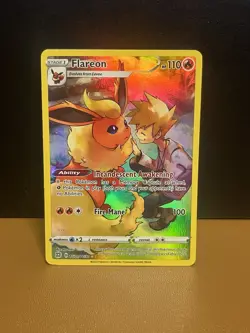 Flareon TG01/TG30 Swsh09: Brilliant Stars Trainer Gallery Holo POKEMON TCG - Image 1