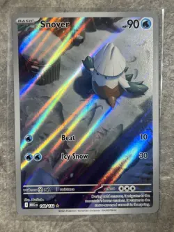 Snover 140/132 Me01: Pokemon TCG Mega Evolution Holo Rare IR (Near Mint) NM 2 - Image 1