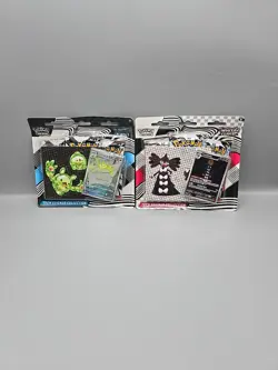 Pokemon Black Bolt & White Flare Tech Sticker Collection [LOT OF 2] Sealed New - Image 1