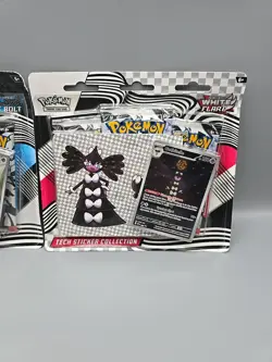 Pokemon Black Bolt & White Flare Tech Sticker Collection [LOT OF 2] Sealed New - Image 3
