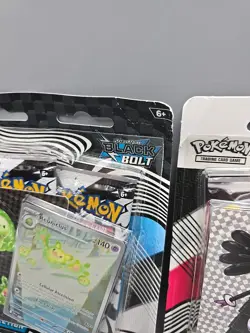 Pokemon Black Bolt & White Flare Tech Sticker Collection [LOT OF 2] Sealed New - Image 4