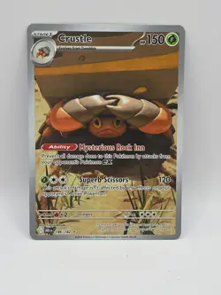 Crustle 186/182 Illustration Rare Holo SV Destined Rivals Pokemon NM - Image 1