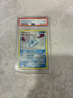 2008 POKEMON DIAMOND & PEARL MAJESTIC DAWN #5/100 GLACEON HOLO PSA 9 - Image 1