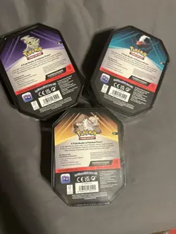 Pokemon Tyranitar Slaking Darkrai Triple Whammy Tin Set of 3 Factory Sealed - Image 2