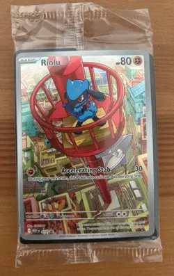 Pokemon TCG Mega Evolution Riolu ETB Promo English - Image 1