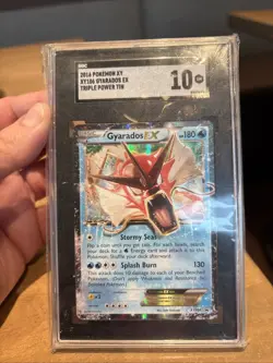Gyarados EX XY106 W/ Empty Tin - 2016 POKEMON Triple Power - NM 💎 - Image 1