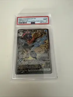 Pokemon 2024 SFA Promo Greninja EX #132 Special Illustration Rare PSA 10 - Image 1