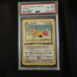 1999 Pokemon Jungle Dodrio 1st Edition Psa 8 - Image 1