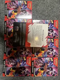 Pokemon TCG Destined Rivals booster Bundle Empty Box No Packs - Image 4