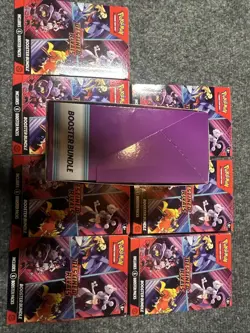 Pokemon TCG Destined Rivals booster Bundle Empty Box No Packs - Image 5