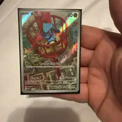 Riolu 010 Black Star Promo - Pokemon Center Stamped - Image 1
