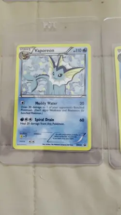 Pokemon TCG Holo Full Eeveelution Black and White Set BW87-BW94 - Image 2