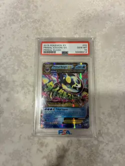 2015 POKEMON XY PRIMAL CLASH PRIMAL KYOGRE EX #55 PSA 10 GEM MINT - Image 1