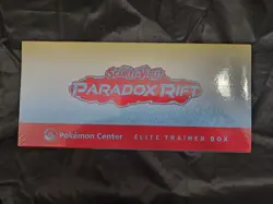 Pokemon TCG: S & V: Paradox Rift Pokemon Center Exclusive Elite Trainer Box - Image 3