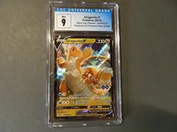 DRAGONITE V BLACK STAR PROMOS POKEMON GO 2022 POKEMON SWSH235 CGC 9 - Image 1