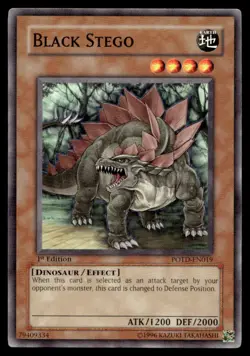 Black Stego Power of the Duelist POTD-EN019 MP YuGiOh TCG | Buy 10 Get 10 Free - Image 1