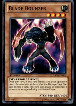 Blade Bounzer Galactic Overlord GAOV-EN010 MP YuGiOh TCG | Buy 10 Get 10 Free - Image 1