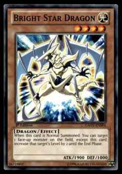 Bright Star Dragon Galactic Overlord GAOV-EN094 MP YuGiOh TCG | Buy 10 Get 10 Fr - Image 1