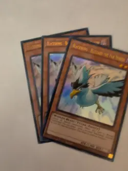 3X Yugioh Blackwing-Blizzard the Far North BLCR-EN059 Ultra Rare 1st Edition NM - Image 1