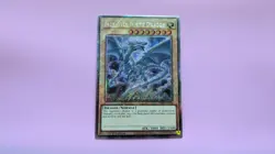 Yugioh Blue-Eyes White Dragon MVP1 Art RA04-EN108 Platinum Secret Rare - Image 1