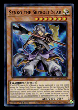 Yugioh! Senko the Skybolt Star - BLCR-EN036 - Ultra Rare - 1st Edition NM - Image 1
