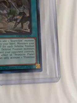 Yugioh Primitive Planet Reichphobia Secret Rare RA02 - Image 4