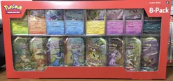Pokemon TCG Prismatic Evolutions Costco 8 Mini-Tin Bundle w/ Promo Cards NEW - Image 1
