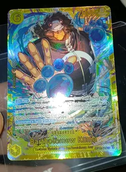 Bartholomew Kuma SEC OP12-119 Legacy of the Master One Piece Card Game English - Image 1