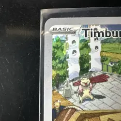 Timburr - 183/167 - Pokemon Twilight Masquerade Illustration Rare NM Card - Image 2