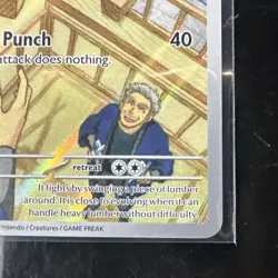Timburr - 183/167 - Pokemon Twilight Masquerade Illustration Rare NM Card - Image 4