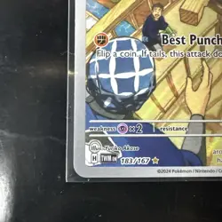 Timburr - 183/167 - Pokemon Twilight Masquerade Illustration Rare NM Card - Image 5