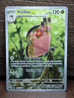 Vivillon 193/191 Sv08: Surging Sparks Pokemon TCG 2024 NM Illustration Rare Card - Image 1
