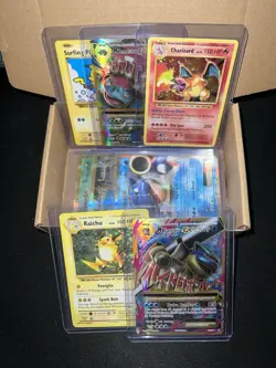 Evolutions Box of Pokemon Card Collection Lot Vintage Holos Full Arts Charizard - Image 1