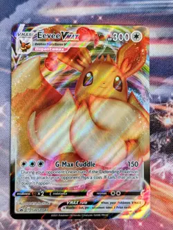 Eevee VMAX SWSH087 Black Star Promo Holo Card Near Mint Condition NM - Image 1