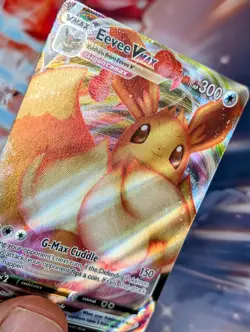 Eevee VMAX SWSH087 Black Star Promo Holo Card Near Mint Condition NM - Image 2