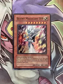 NTR-EN002 SIlent Magician LV 8 Super Rare UNL Edition NM Yugioh Card - Image 1