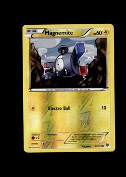 Pokemon 2012 Moderate Play Magnemite 43/135 Plasma Storm REVERSE Card - Image 1