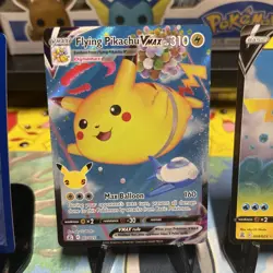 Surfing Pikachu & Flying Pikachu V & Vmax 4 Card Set Pokemon TCG Celebrations NM - Image 4